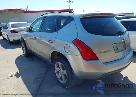 2004 Nissan Murano Sl z USA, uszkodzony, nr VIN JN8AZ08T84W207154